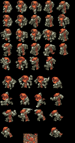 Battle Legend Red Gen 4 Overworld Sprites by ScizorBytes on DeviantArt